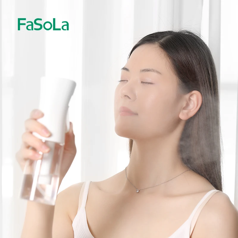 FaSoLa 200ml Hair Spray Bottle Refillable Bottles Mist Watering Can Automatic Salon Barber Water Sprayer Hair Tools Container