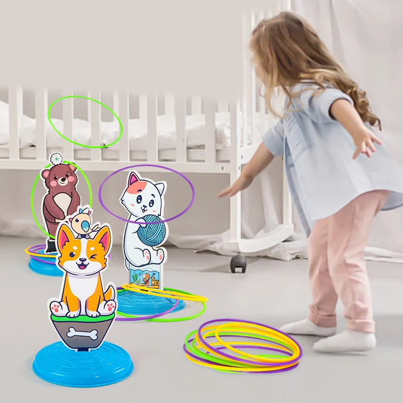 Baby Montessori Education Toys for Children Throw the Snares Duck Cat Parent-child Interactive Game for Kids BFF