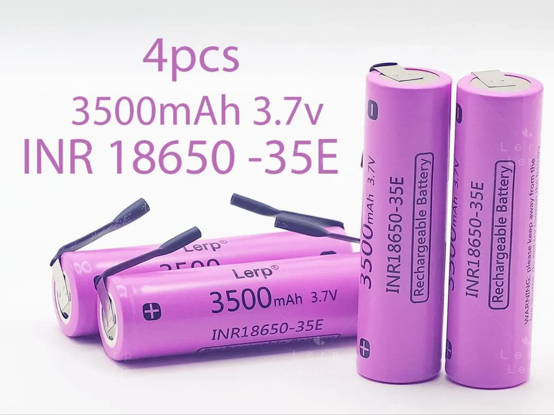 Batería recargable de iones de litio, 100% original, 186503500 mAh, 25A, descarga INR 186503500 mAh, 3.7V