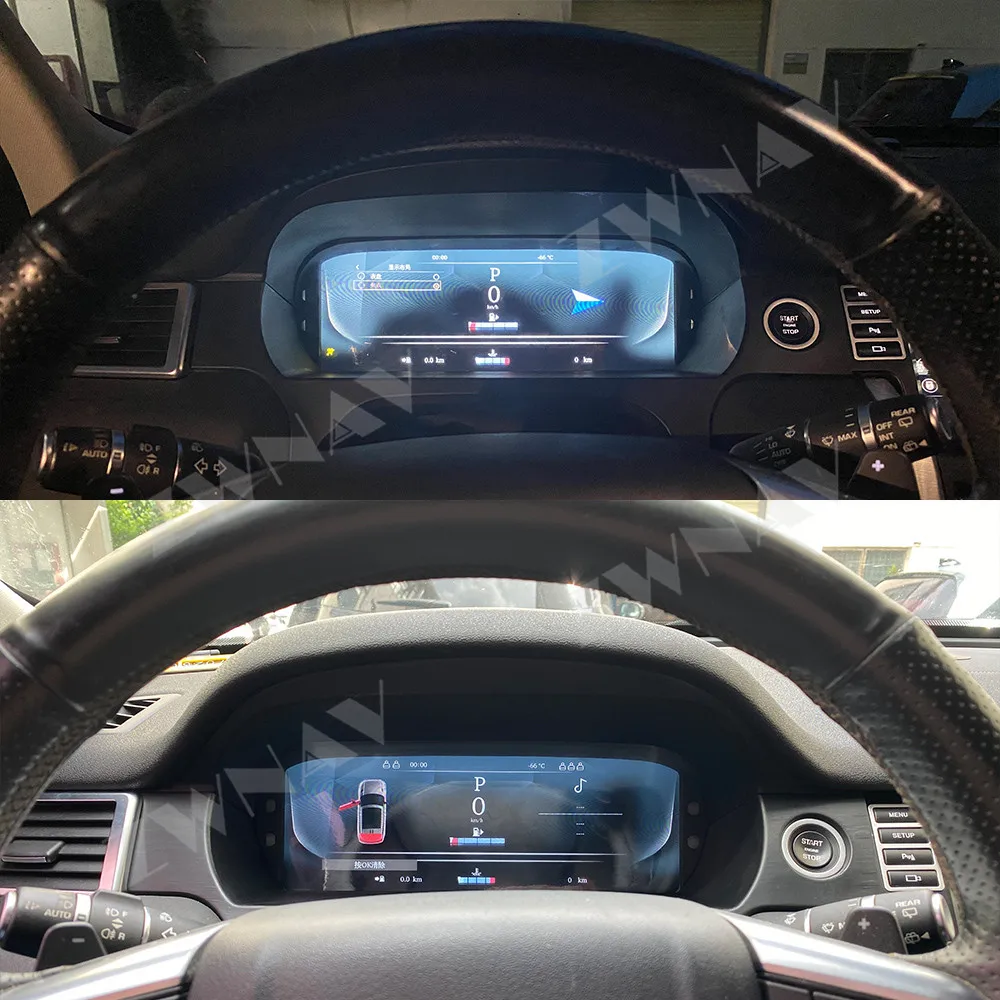 LCD Digital Dashboard For Range Rover Sport For Land Rover Discovery Sport 2015 - 2019  Virtual Instrument Cluster Speedometer