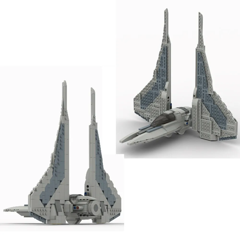 

ZITIANYOUBUILD MOC-144496 Модель истребителя/транспорта из научно-фантастического фильма 521, детали