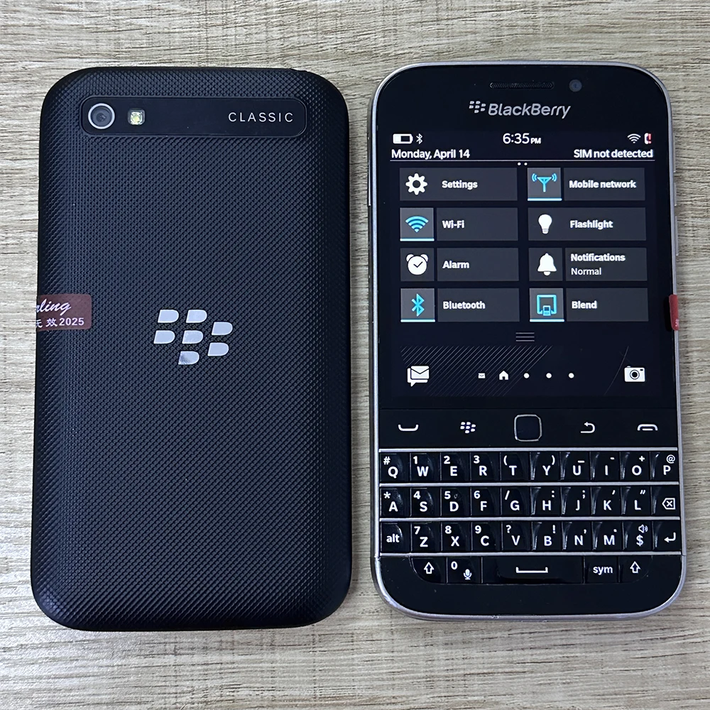 لوحة مفاتيح BlackBerry Classic Q20 QWERTY الأصلية 3.5 بوصة ROM 16G LTE هاتف محمول 4G غير مقفول 80-90% جديد. #2