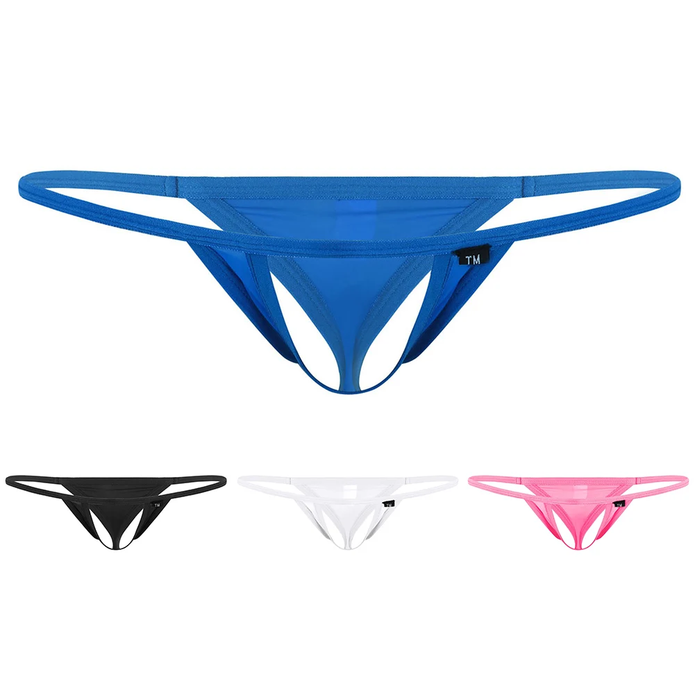 ملابس داخلية للسهرات اليومية سراويل تحتية رفيعة لجميع المواسم سراويل داخلية مرنة منخفضة الخصر للرجال من البوليستر شفافة #6