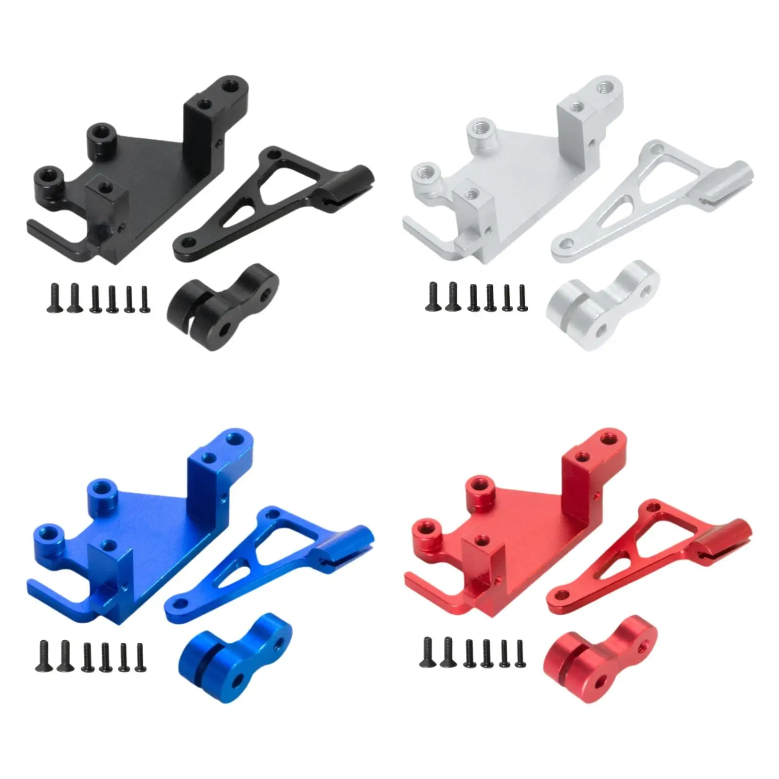 Kit de suporte servo de suspensão de bicicleta de sujeira RC fácil para Losi 1/4 Promoto-MX