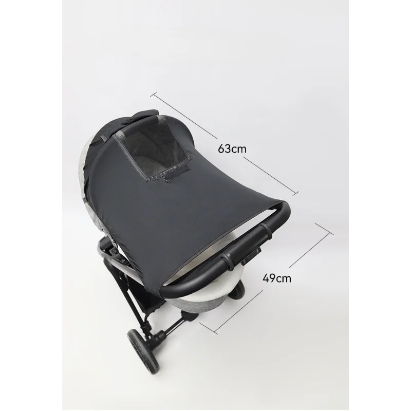 High Landscape Two-way Stroller Awning Stroller Sun Protection Cover UV Protection Rainproof Accessories Universal