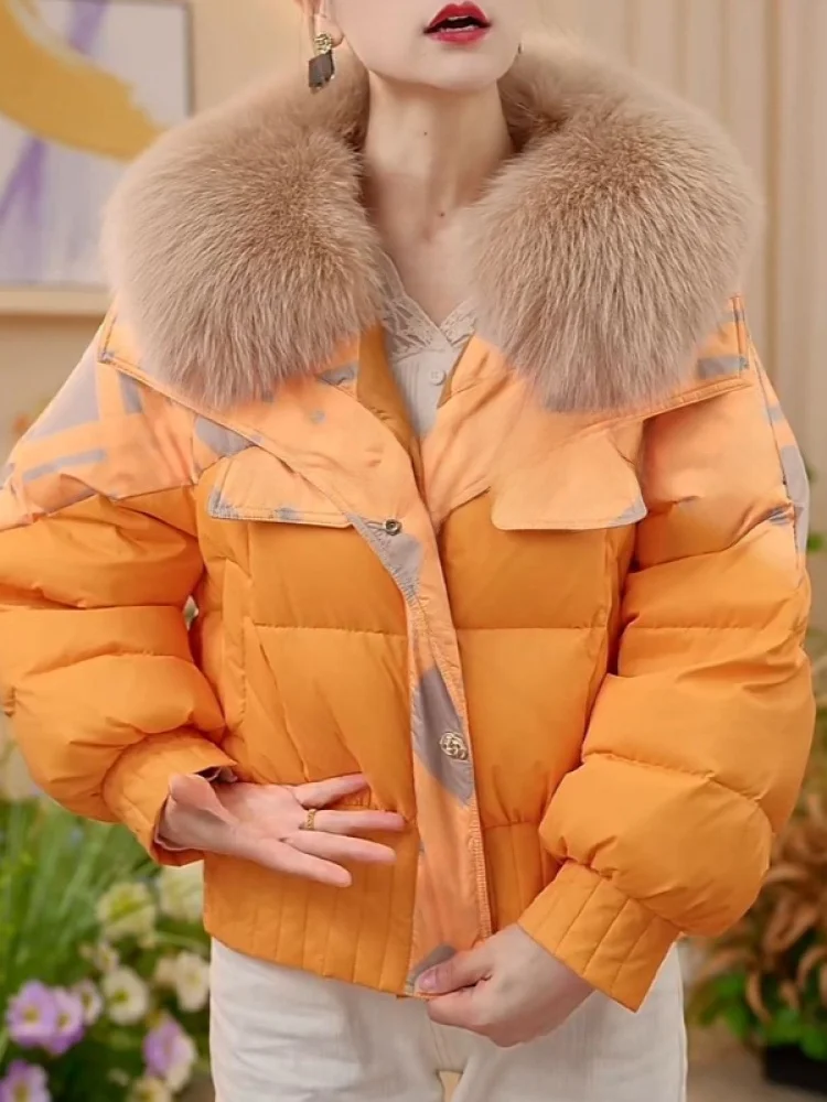 

Color Blo ort Warm Cotton Jaet Women's Long Sve Outerwear mat Sle Korean Faion Versatile Commute Friendly