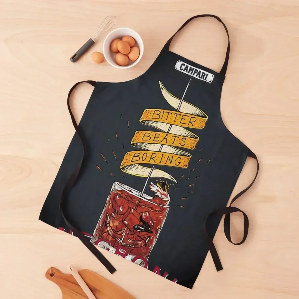 

Negroni's Wave Poster Apron Kitchen Things For Home Household Items Kitchen Kitchen And Home Items accessories Apron