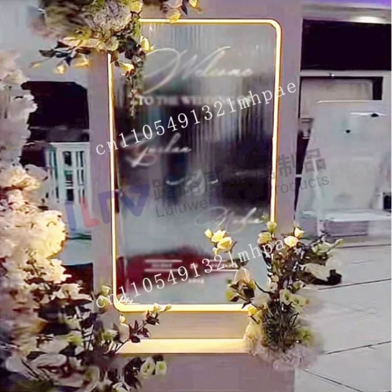 

Hotel Wedding Fountain Waterfall Water Welcome Sign Stand