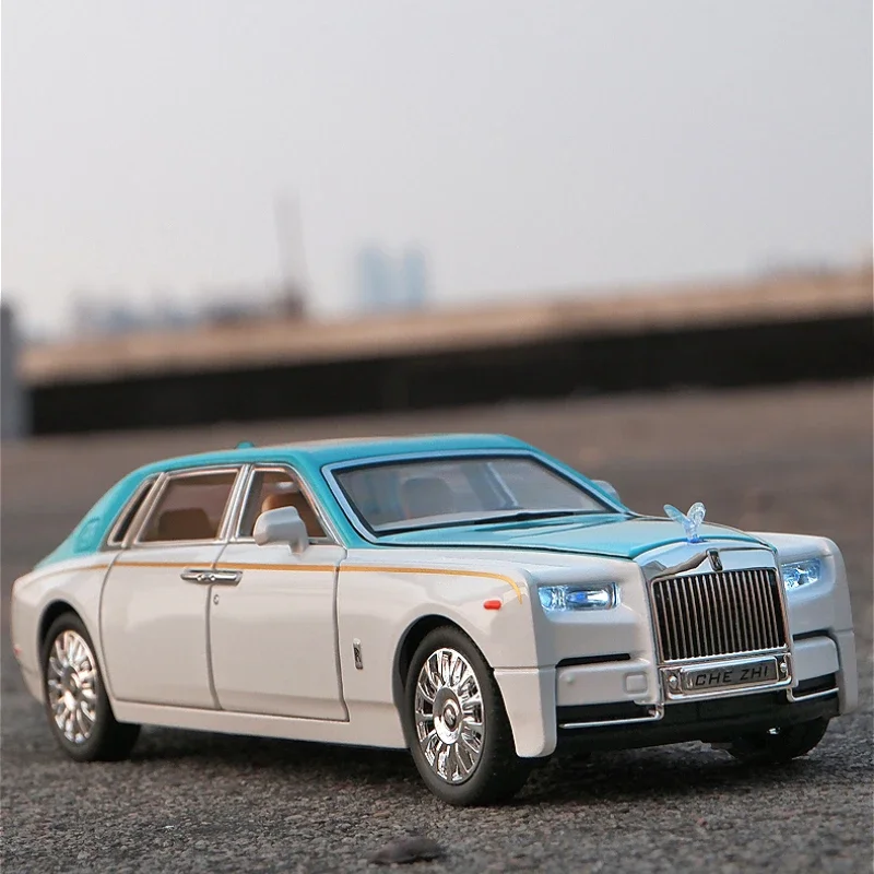 

1:24 Rolls Royce Phantom Mansory литой автомобиль и игрушечные автомобили Модель автомобиля со звуком и фотомагнитом автомобиль игрушки для детей Подарки