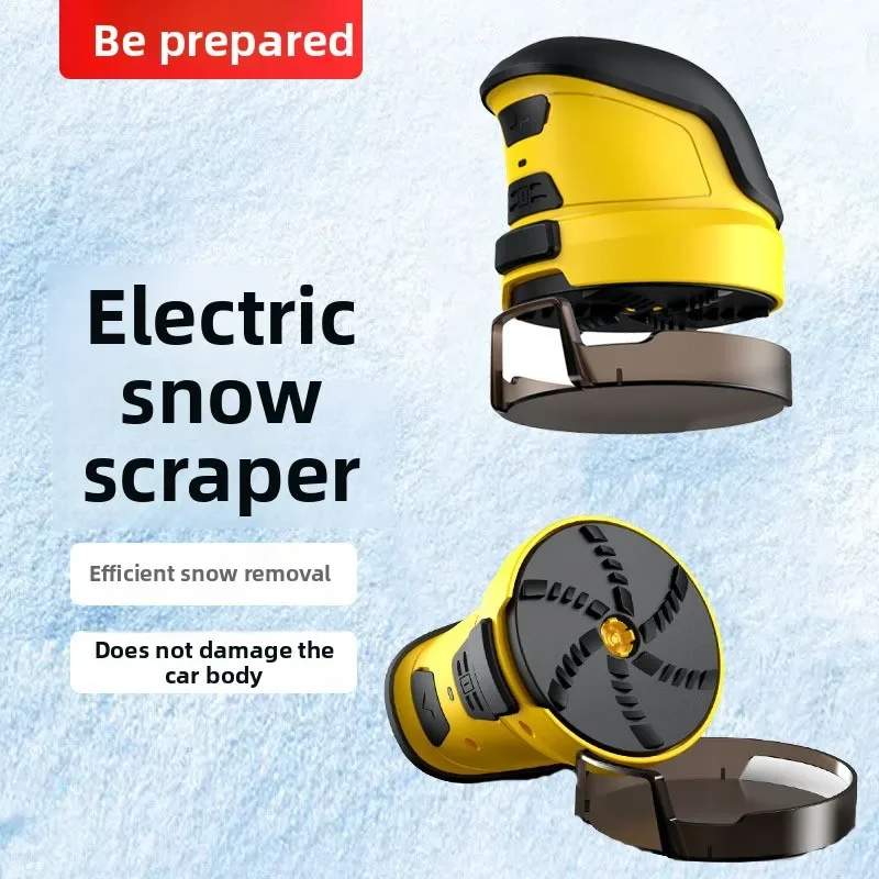 Durable Electric Car Snow Remover USB Rechargeable Ice Scraper, Windshield Defrosting & Cleaning Tool