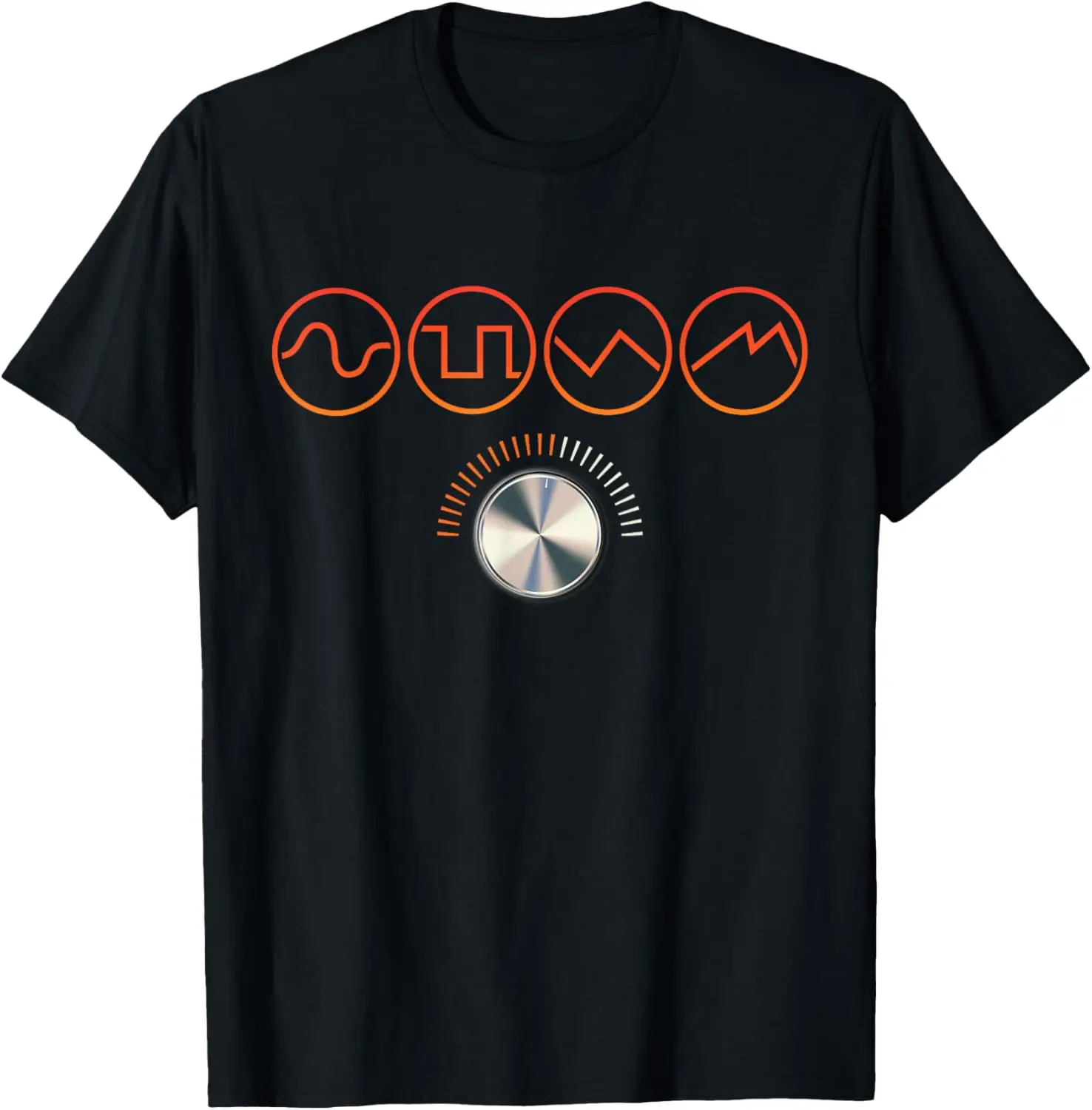 Volume Knob Synthesizer Analog Synth Wave T-Shirt