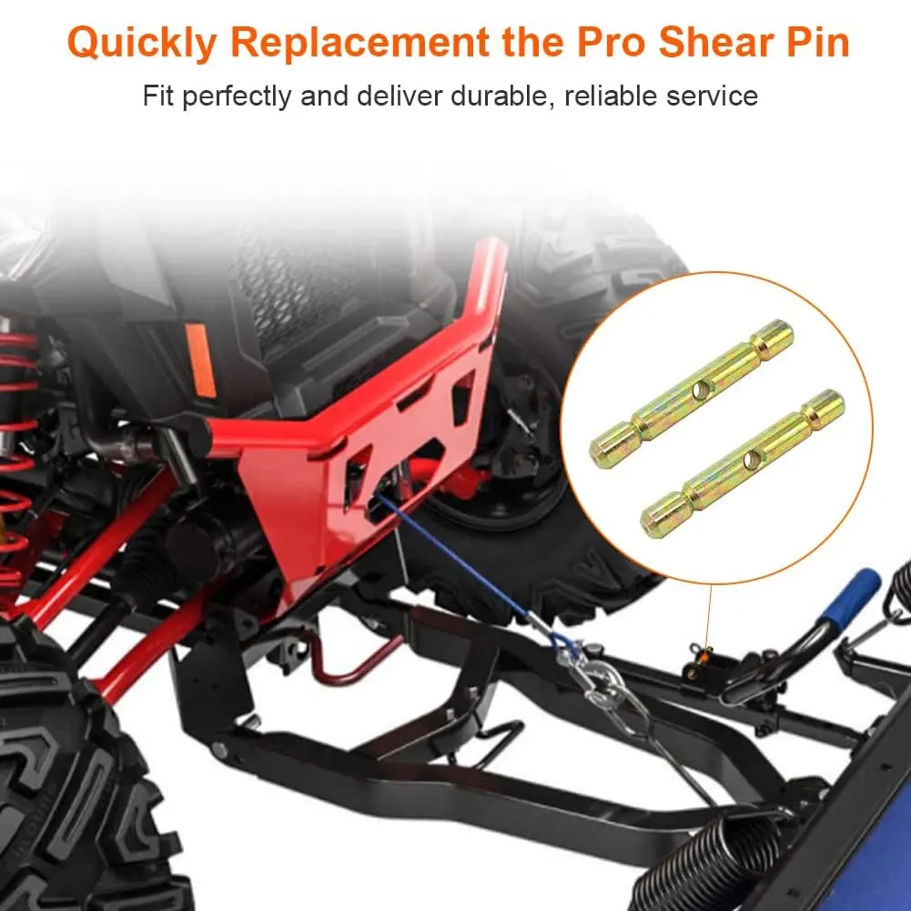 

1/ 2PCS Heavy Duty Steel Shear Pin tool For Polaris Glacier Pro Snow Plow Shear Pin Glacier ATV quad Accessories Replace 2205063