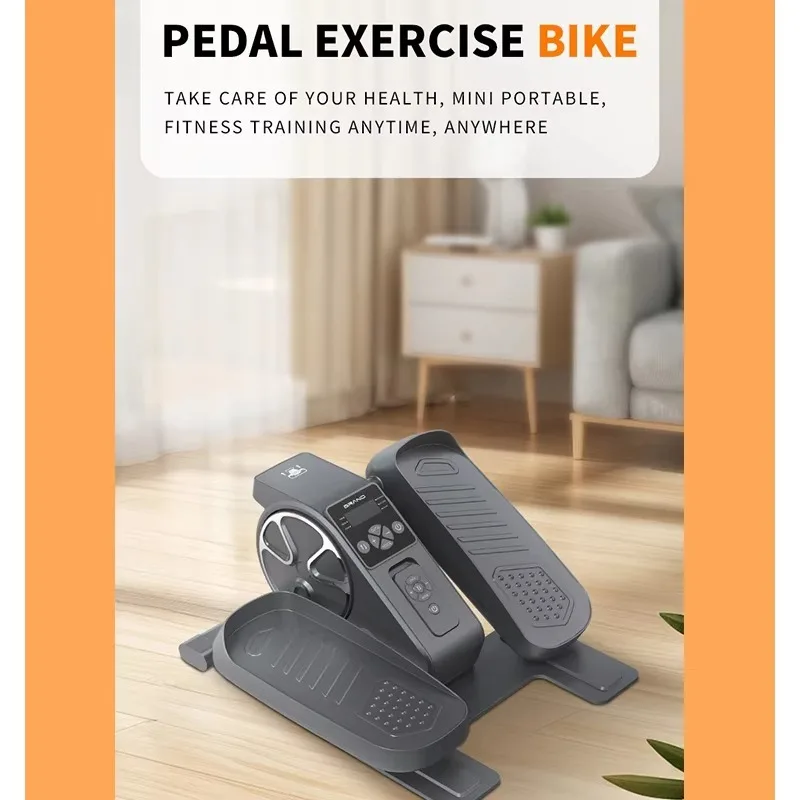 

Quiet Portable Under Desk Electric Pedal Stepper - Non-Slip Design for Seniors' Home Workouts, Low-Impact Fitness Equipment