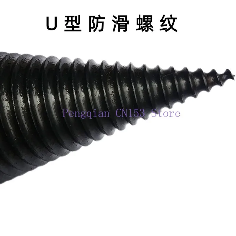 2pcs Firewood splitting bit, splitting cone square shank,multi-functional fast firewood breaking artifact tool