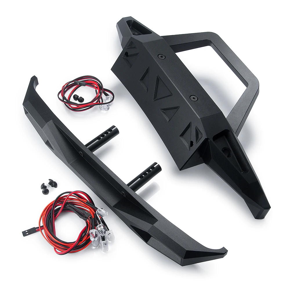 

Металлический передний и задний бампер стандартной яркости для 1/6 осевой SCX6 AXI05000 Wrangler AXI05001 Trail Honcho RC Crawler Car Parts