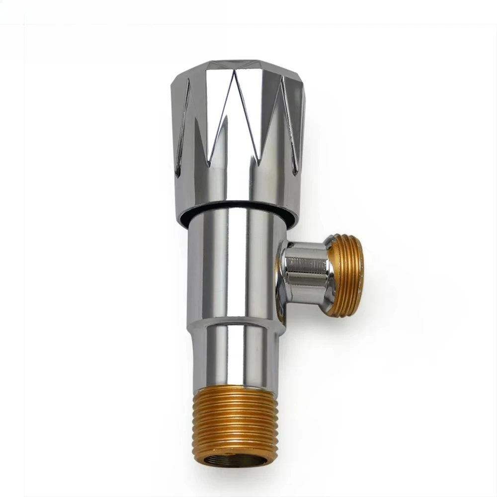 

Современный хромированный угловой клапан, горячая распродажа, труба из нержавеющей стали, кухня, отель, цинковая латунь, умывальник