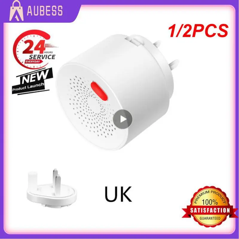 1/2PCS Reliable Combustible Household Accurate Gas Detection Real-time Alerts And Notifications Fire Safety Efficient Advanced