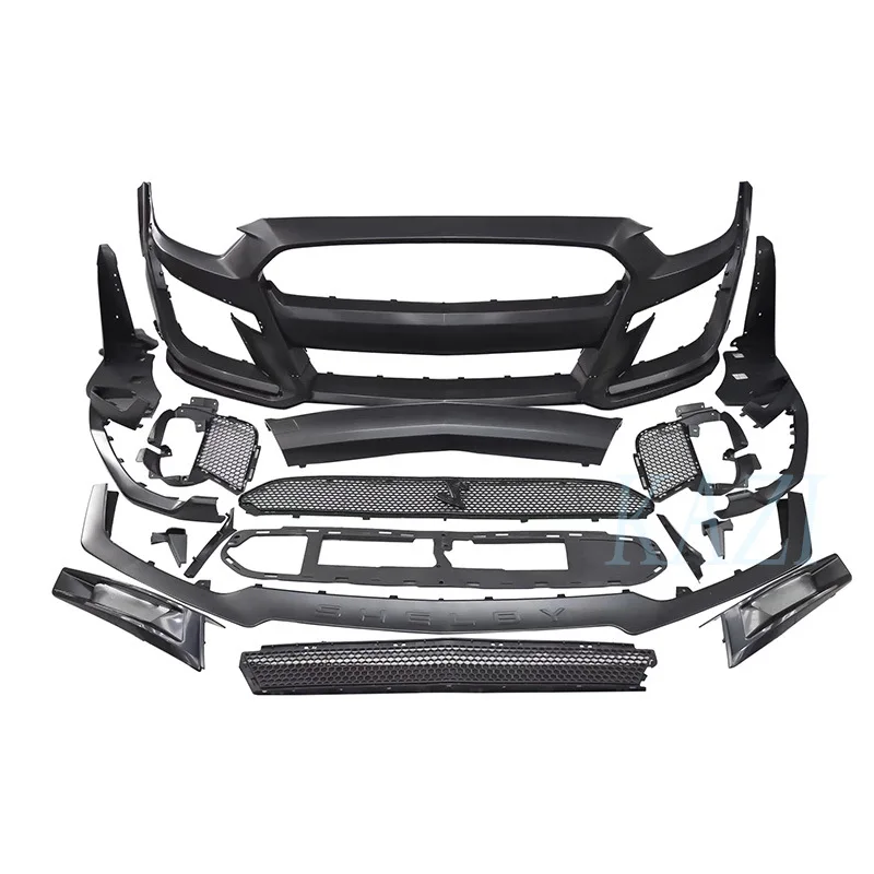 

newestSuitable for Ford Mustang Shelby GT500 Front Bumper Body Kit Upgrade Body Set Cobra logo