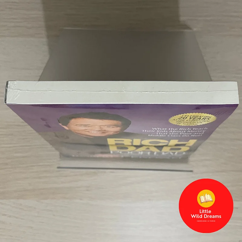Rich Dad Poor Dad (طبعة الذكرى السنوية العشرين) بقلم روبرت تي كيوساكي الكتب الإنجليزية Libros Livros