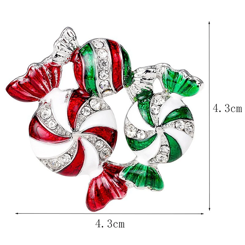 1 PCS candy rhinestone boutonnier brooch women high-end temperament chest flower pin trend accessories luxury clothes accessory