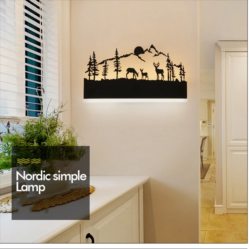 Modern bedroom bedside wall lamp living room sofa background wall lamp aisle balcony LED ceiling lamp factory direct lighting