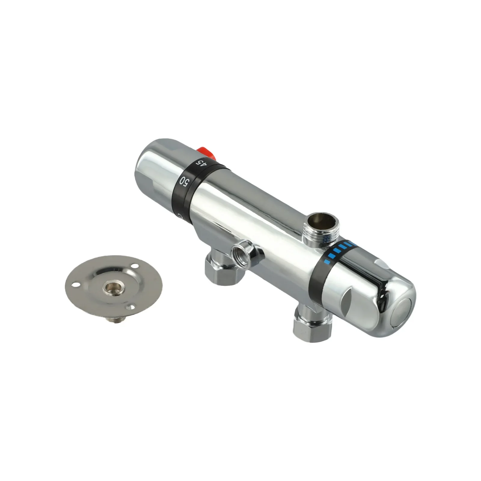 

Барный смеситель для душа, регулятор температуры воды, открытый барный кран 1, 2, размер розетки, компактный дизайн, ежедневное использование, долговечность