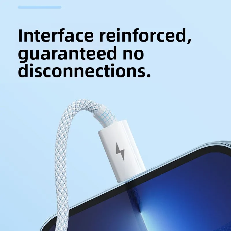 Câble de données de charge rapide tressé coloré PD 20W, adapté à Apple et Huawei, charge Flash 6A, Extra-long, le plus vendu