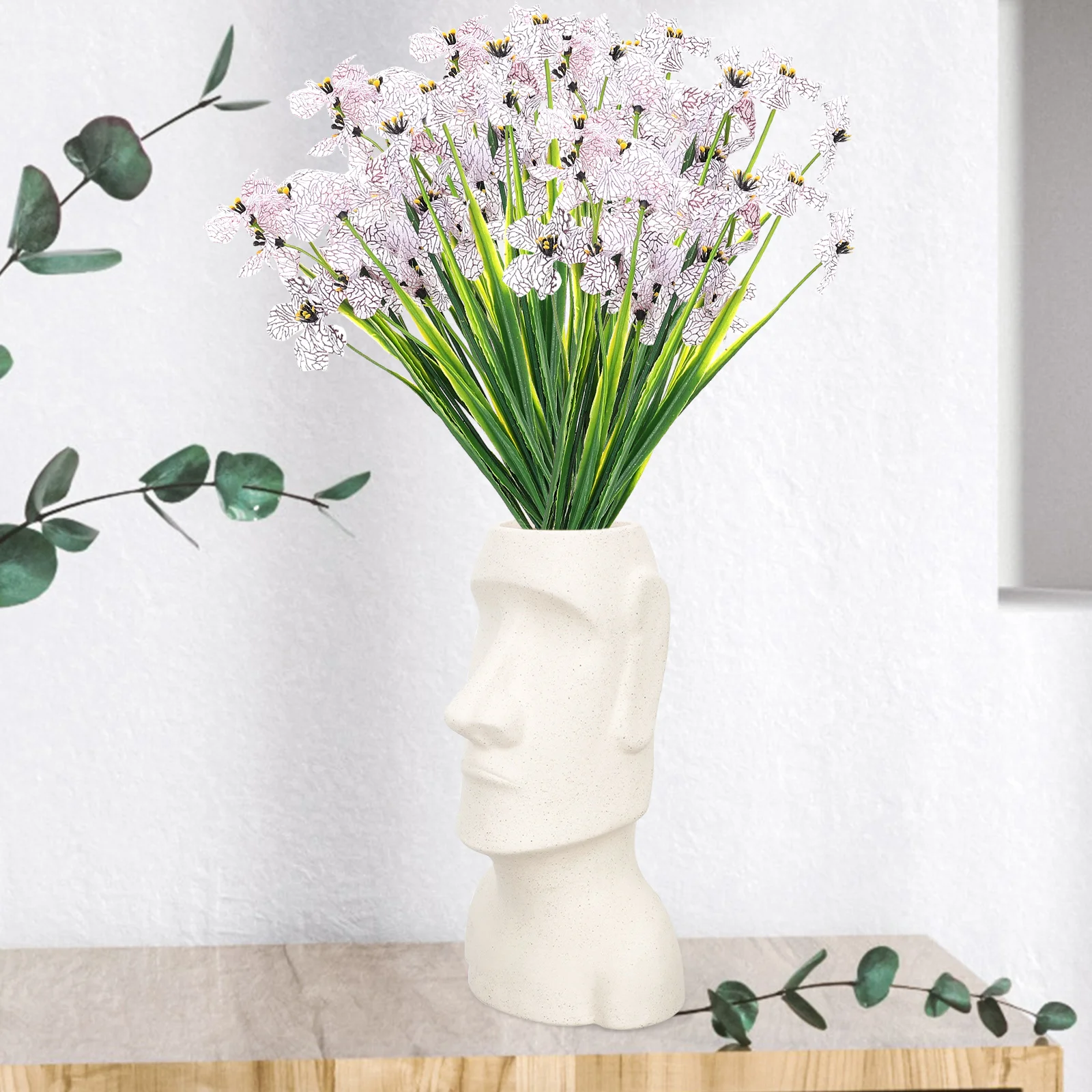 

10 Pcs Artificial Violet Simulation Lavender Purple Flowers Home Decor DIY Arrangement Porch Fence Walkway Vase Lifelike