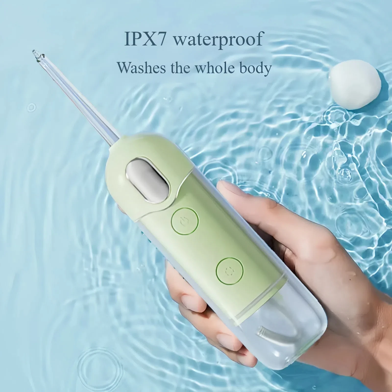 

Ирригатор для полости рта KONKA, водная зубная нить, большой резервуар, 4 насадки, 4 режима, IPX7, водонепроницаемый портативный чистка зубов