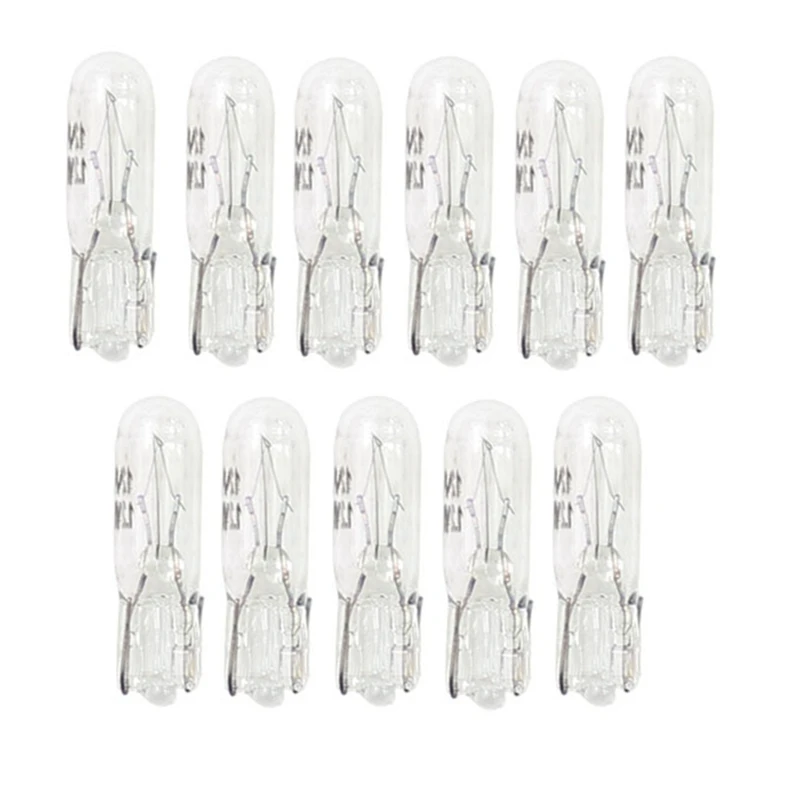 200PCS T5 286 Bulb Basic Miniature Bulb For License Plate Light Side Marker Automotive Interior Dashboard Dome Light