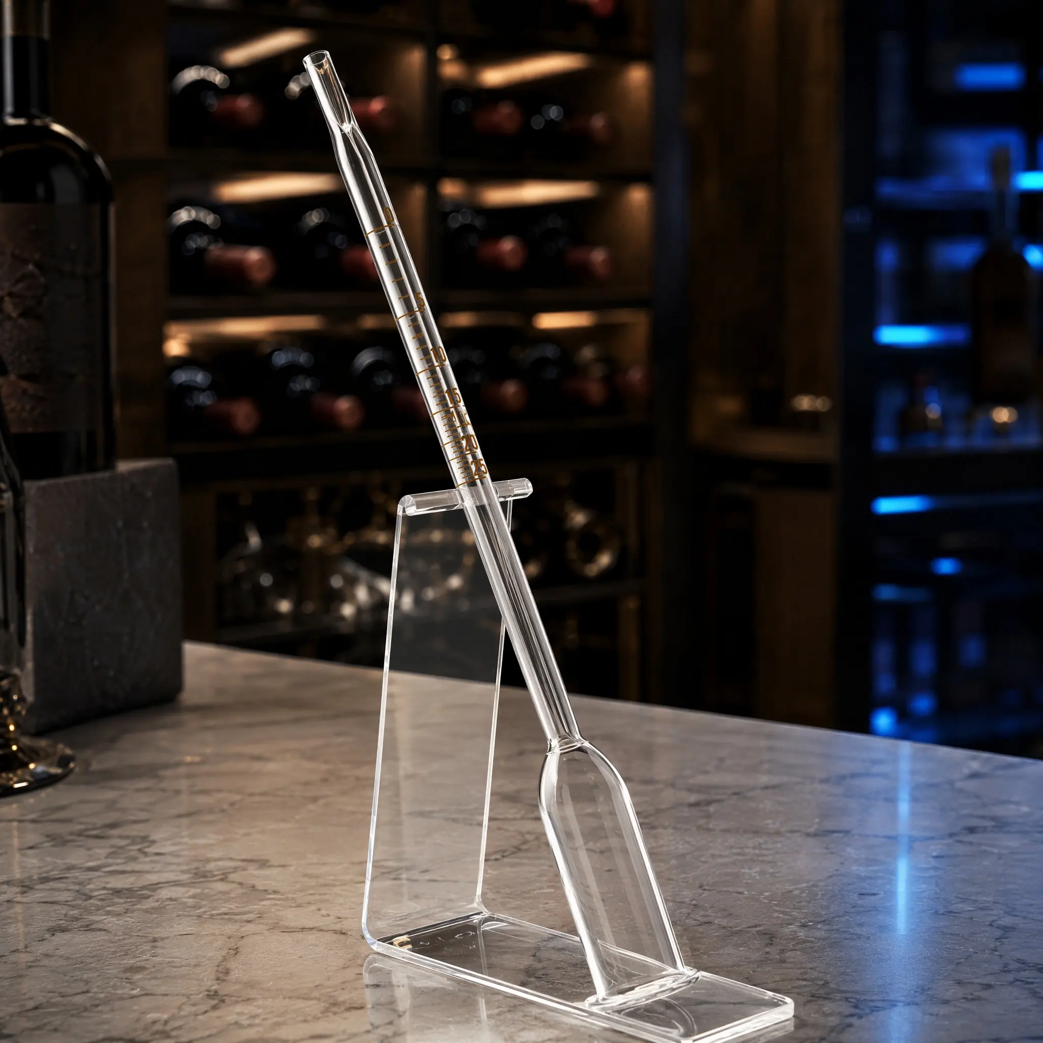 Alcohol Meter Glass Wine Tester Vinometer Clear Scale Alcohol Measuring Tool Home Brewing Supplies Hydrometer Alcoholmeter