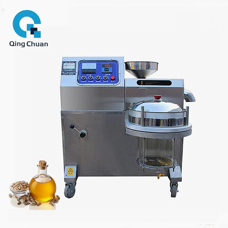 Oil Press Machine DH-50 3750W Commercial Peanut Flaxseed Squeezer Business Sesame Sunflower Seeds Pepper Coconut Extraction