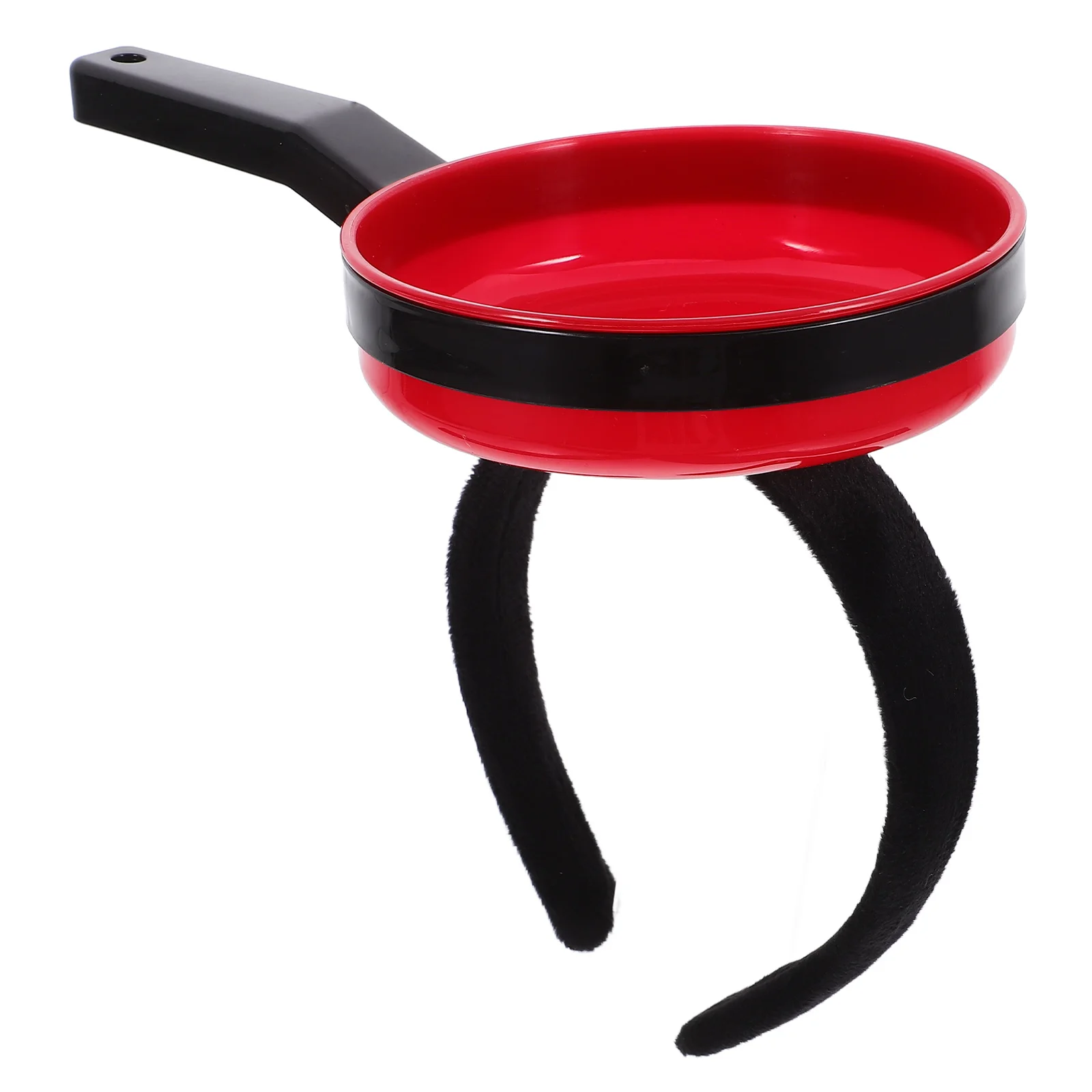 

Funny Frying Pan Shaped Headband For Party Birthday Wedding Event Dress Up Costume Novelty Hair Hoop Abs Polyester Pan Style