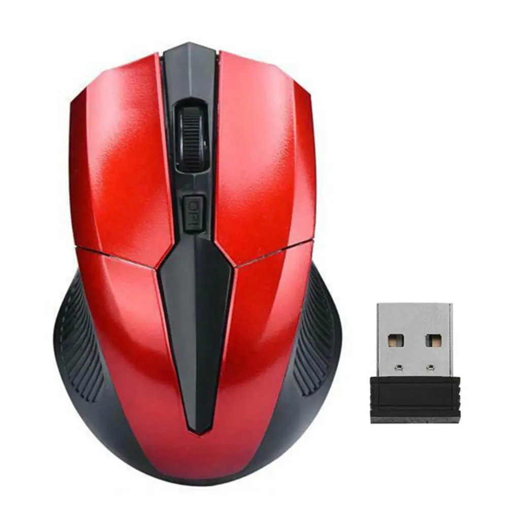 2.4GHz USB 2.0 Wireless Mouse 6-Button Blister Boxed Wireless Optical Gaming Mouse Home Office PC Fast And Smooth Movement