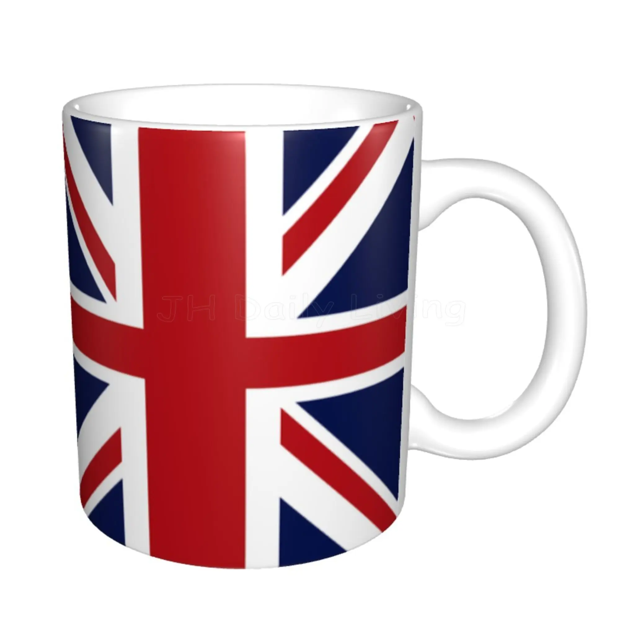 United Kingdom National Flag Coffee Mug 11oz Fun Ceramic Mugs Coffee Tea Cocoa Cup Handle Tea Drink Cup Unique Gifts for Friends