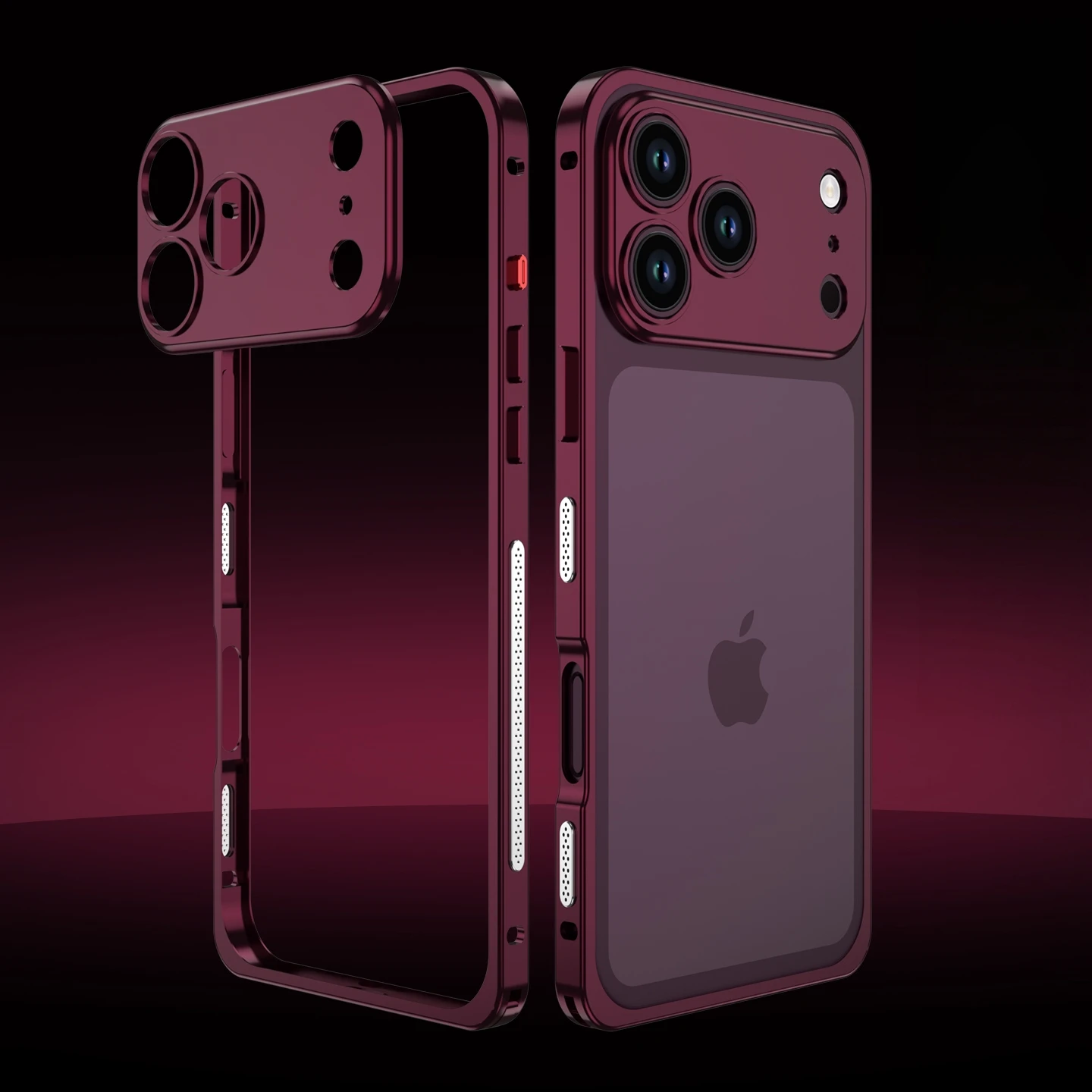 Luxury Metal Alloy Lens Protect Frame Phone Case For iPhone 18 17 Air 16 15 14 13 12 Pro Max Plus Heat Dissipation Cool Bumper