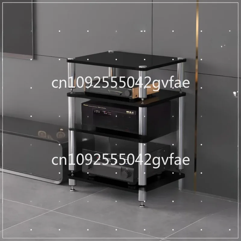 DK-02 HIFI Amplifier Cabinet, Audio Cabinet, AV Equipment Rack, TV Cabinet Column Available in Black, White, and Silver