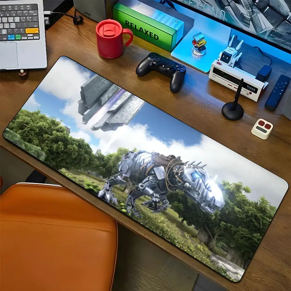 ARK alas Mouse besar, alas Mouse besar untuk game komputer, alas Keyboard, alas meja
