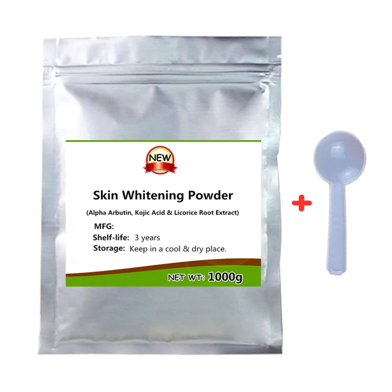 Cosmetics Whitening Skin Complex Powder (AlphaArbutin,Kojic Acid & LicoriceRoot Extract),Brightening Face,Neck,Body Soap Scents