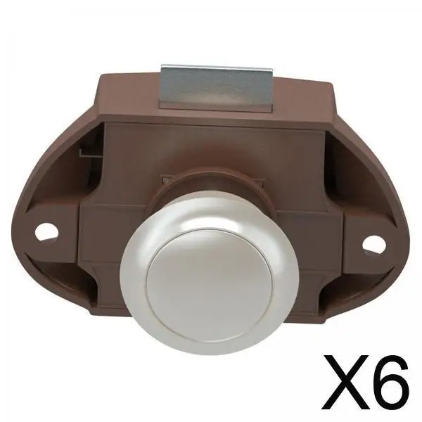 

Keyless Plastic Catch Locks for Drawer Cupboard Cabinet Easy Install Door Knobs Replacement for Motorhome Caravan