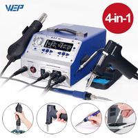 WEP 948-II 4 in 1 Multifunctional Rework Station Hot Air Gun Soldering Iron Soldering Station With Suction Tin Gun Suction Pen