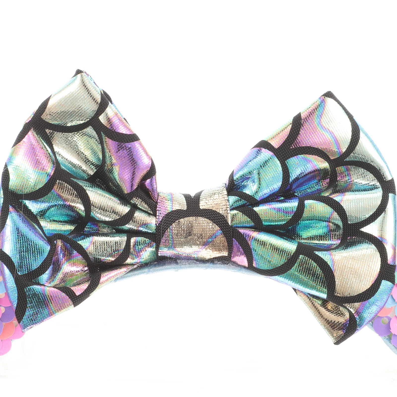 

Colorful Cat Ears Party Headb Bright Sequins Mermaid Hair Accessories Fabric Lightweight Comfortable Chic Stylish