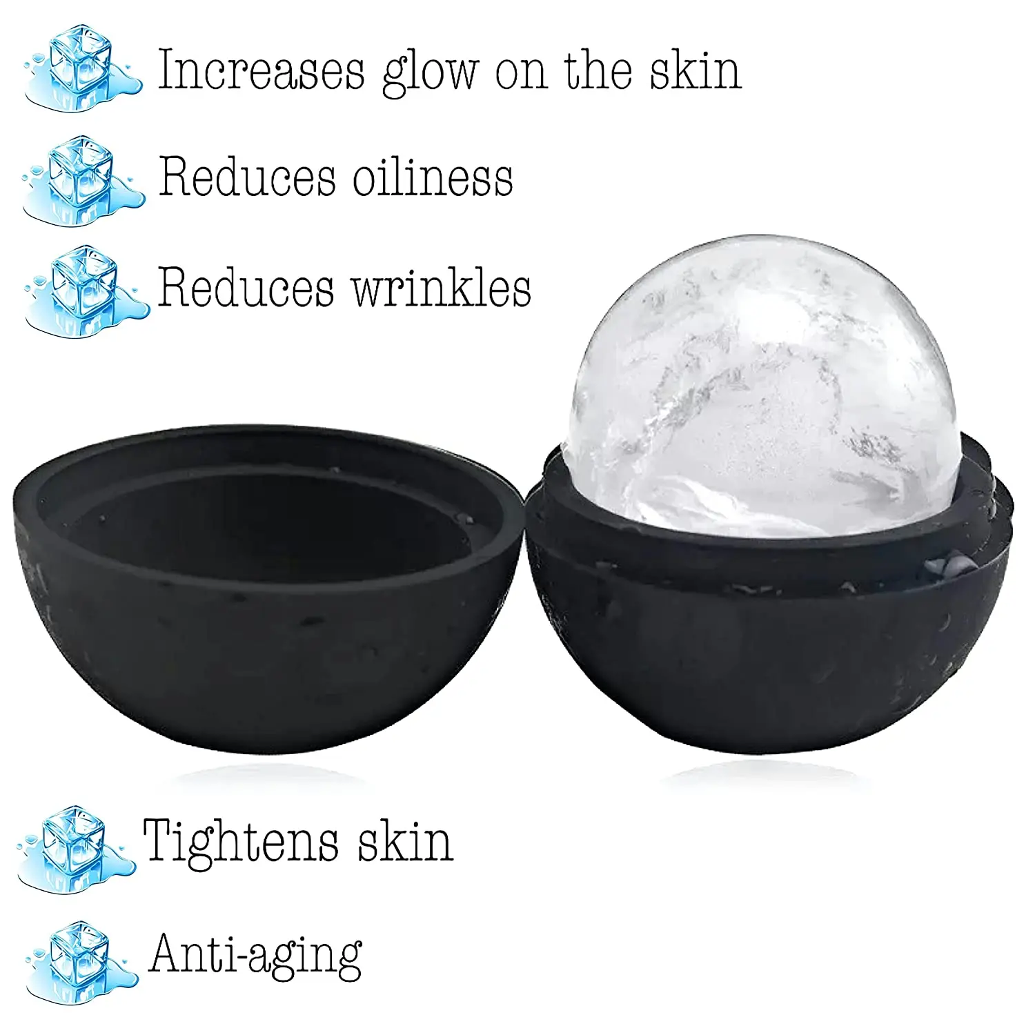 Ice Facial Roller Mold for Eye Bags Eliminate Puffiness Reusable Skin care Tool Beauty Face Icing Silicone Ice Mold