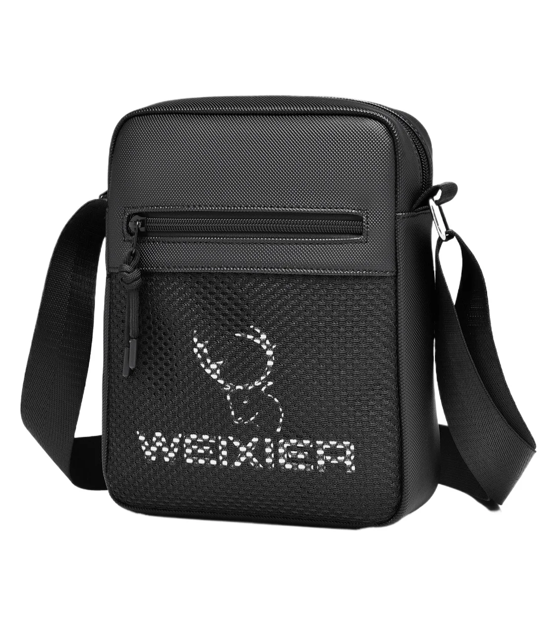 The New Men's Crossbody Bag Is A Casual and Versatile Single-shoulder Bag with A Large Waterproof Capacity and Multiple Layers
