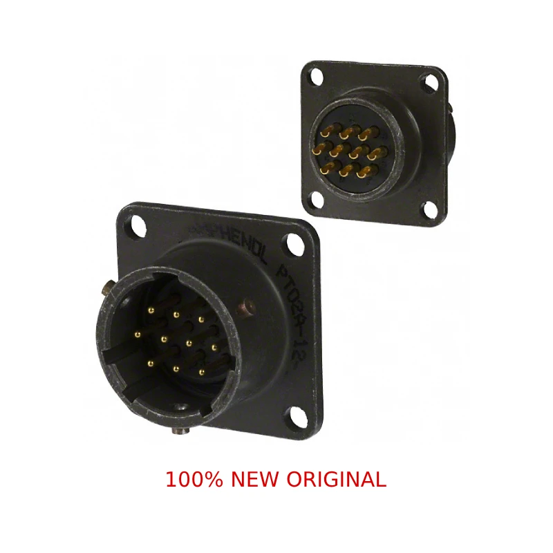 Receptáculo PT02E-12-10P/PT02E-12-10S Plug Shell Conector Amphenol Produto Original