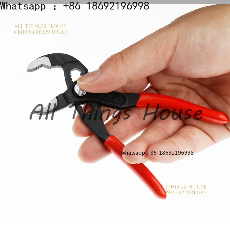 SUHA 5-inch New Push-button Mini Water Pump Pliers Multi-function 13-speed Adjustable Steel Seal Portable Edc Small Wrench