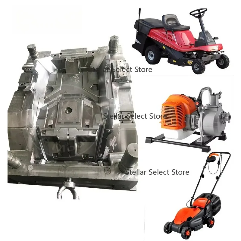 Professional Steel Lawn Mower Shell Cold Runner Electronic Power Tools Garden Grass Cutter Plastic Molding Mould