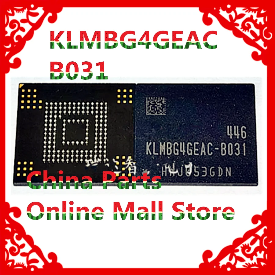 

KLMBG4WEBD-B031 KLMBG4GEAC-B031 EMMC 5.0 32GB BGA 153 ball memory chip IC