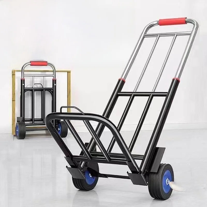 foldable-stainless-steel-hand-pulled-shopping-cart-small-pushcart-for-vegetable-buying-and-home-moving-quiet-wheel-carts
