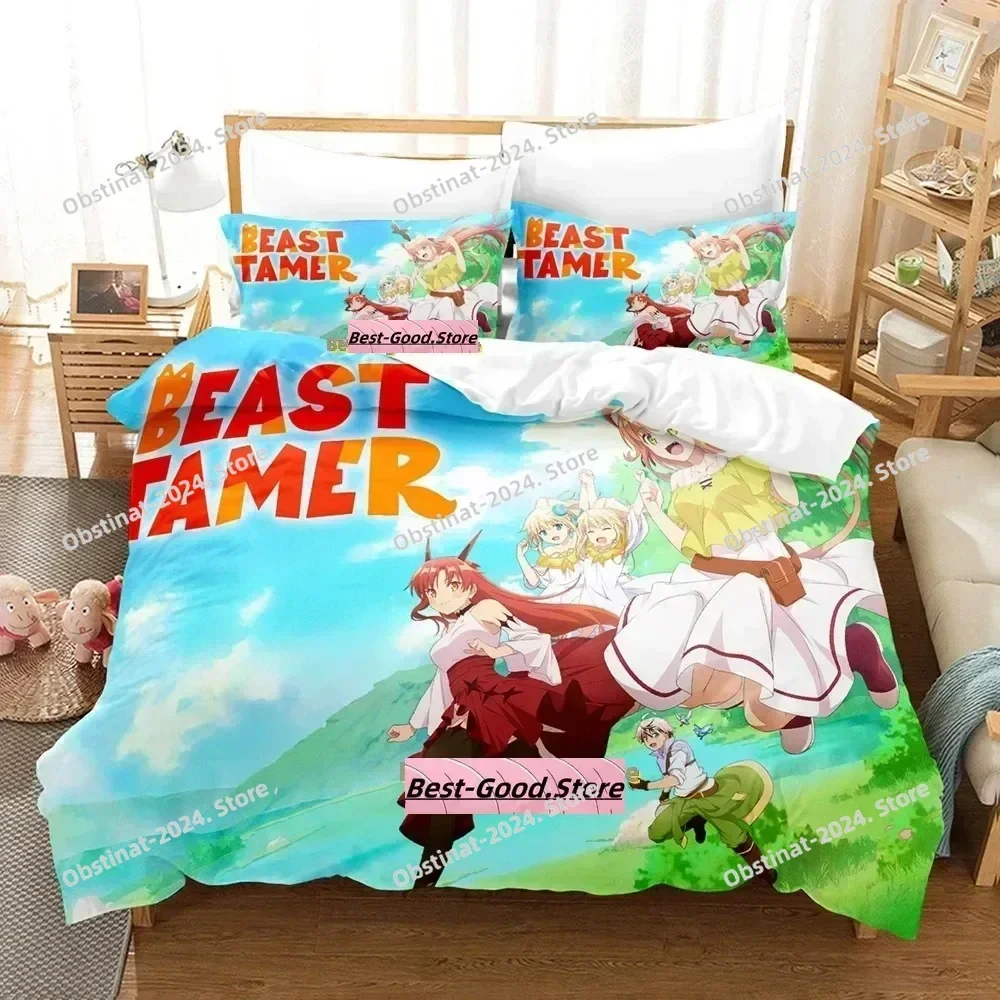 Beast Tamer Bedding Set Single Twin Full Queen King Size Bed Set Adult Kid Bedroom Duvetcover Sets 3D Print Anime Bed Sheet Set